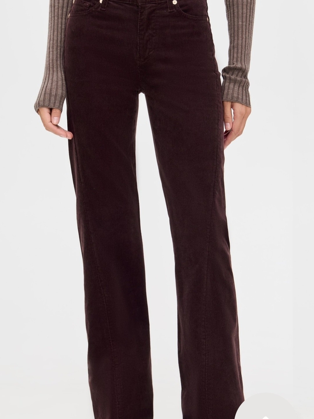 7 For mankind Twisted Dojo Tailorless Corduroy Pants